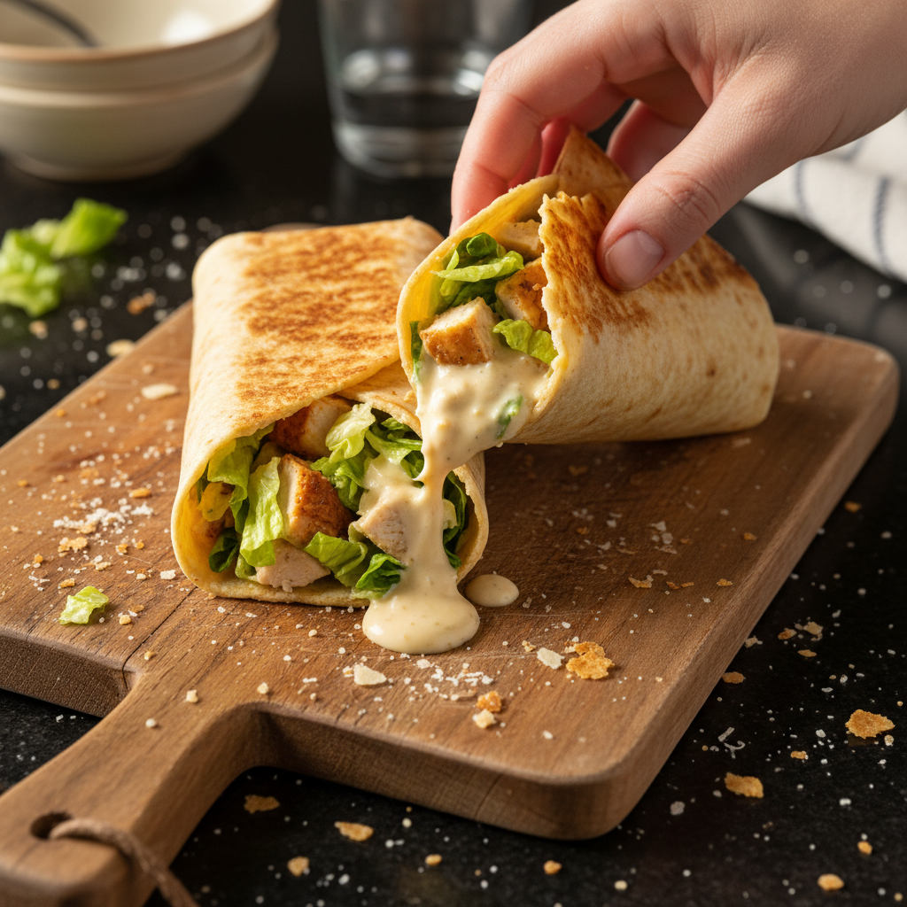 Classic Chicken Caesar Wrap