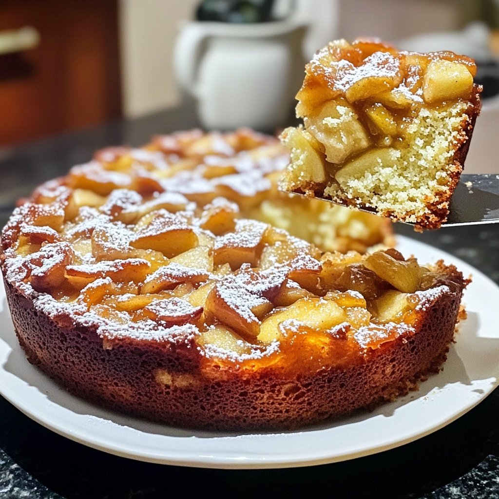 Cardamom Apple Cake