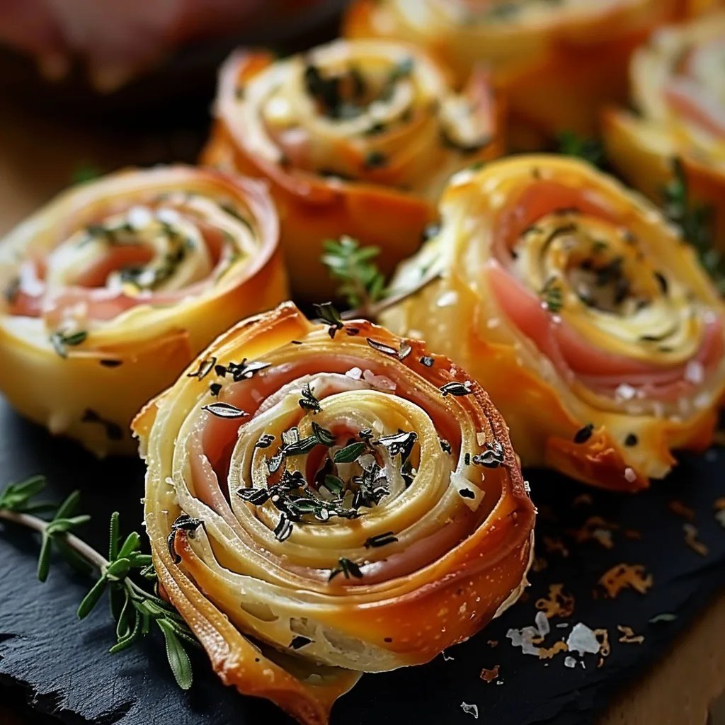 Ham and Cheese Pinwheels