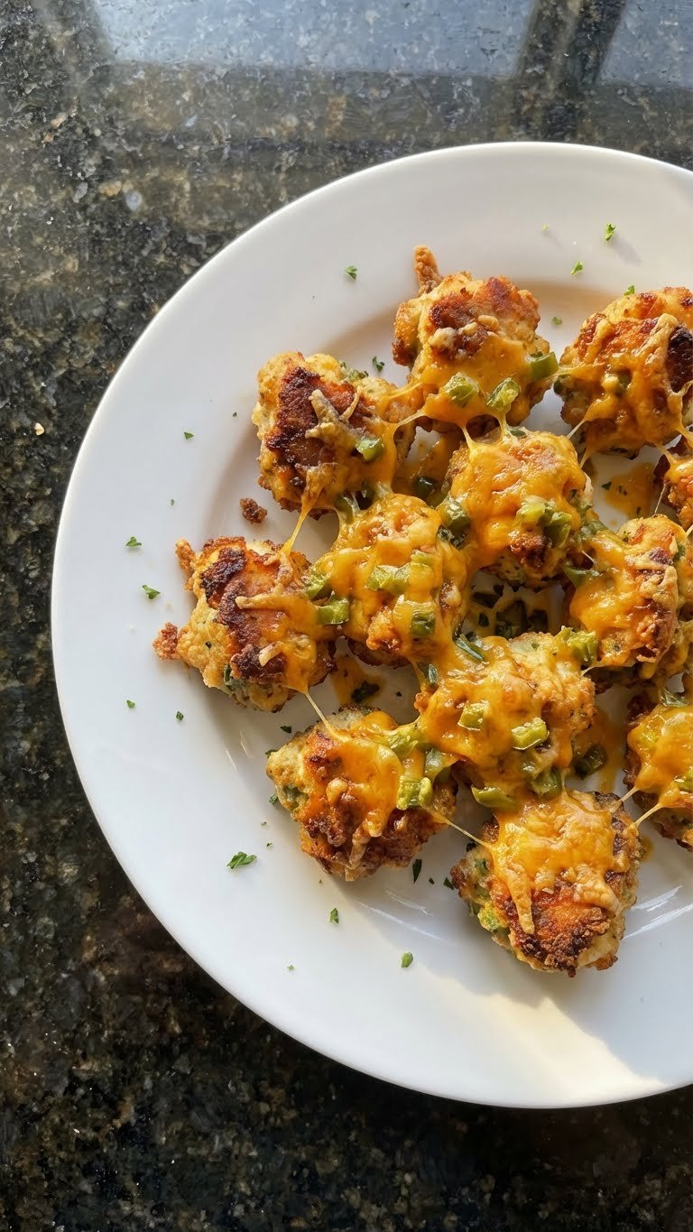 Cheesy Jalapeno Wing Bites