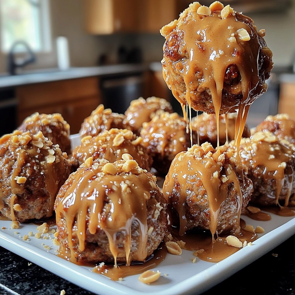Peanut Butter Meatballs Recipe