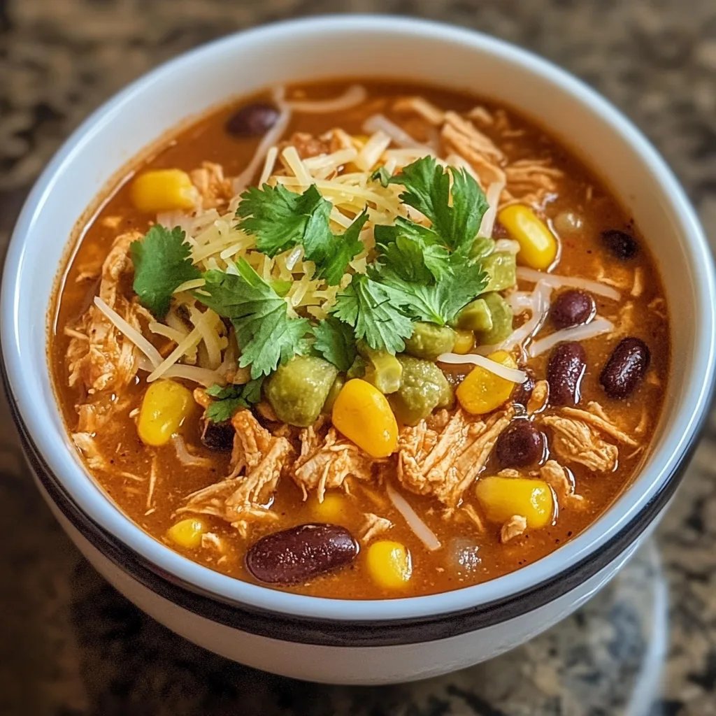 Easy Chicken Taco Soup