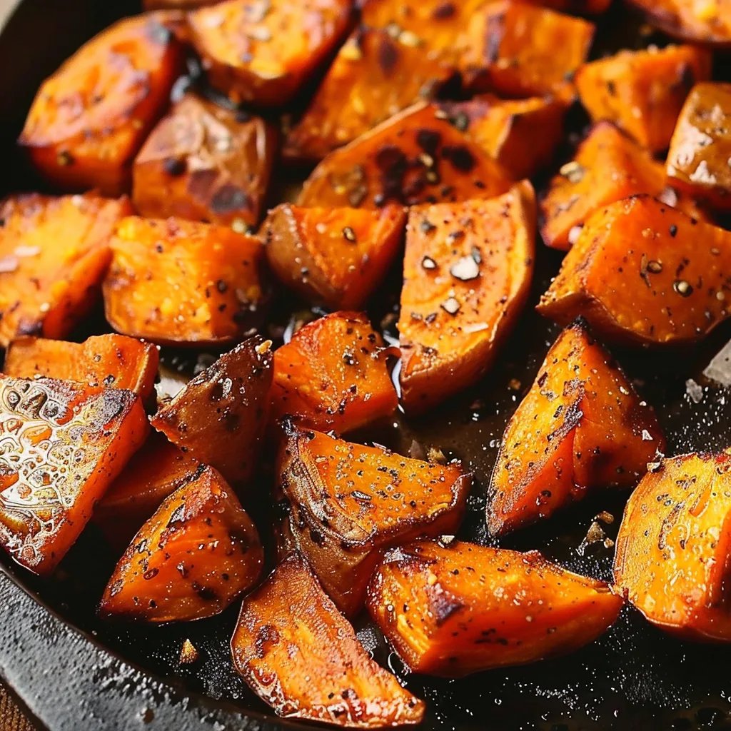 Savory Roasted Sweet Potatoes