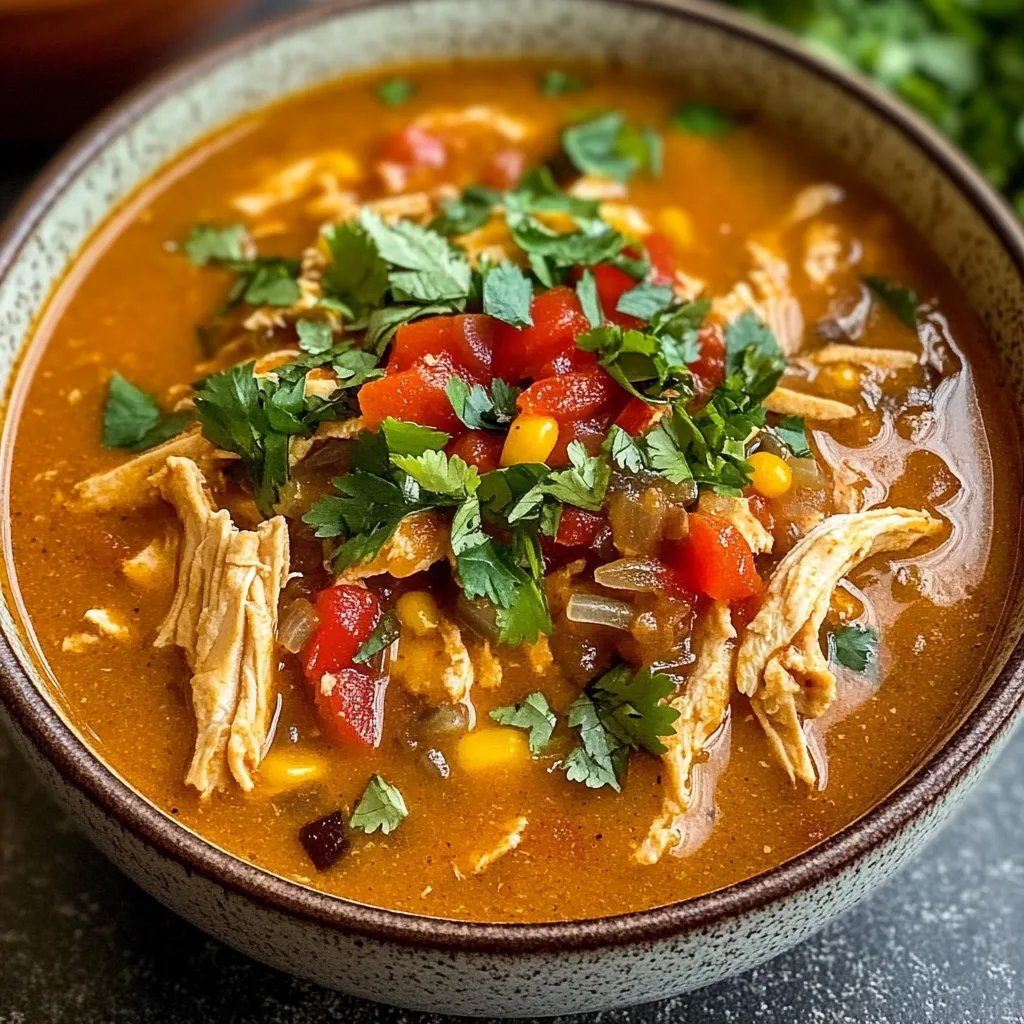 Chicken Enchilada Soup