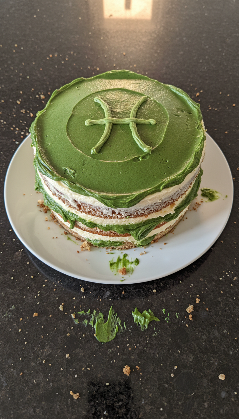 Matcha Pisces Cake Delight