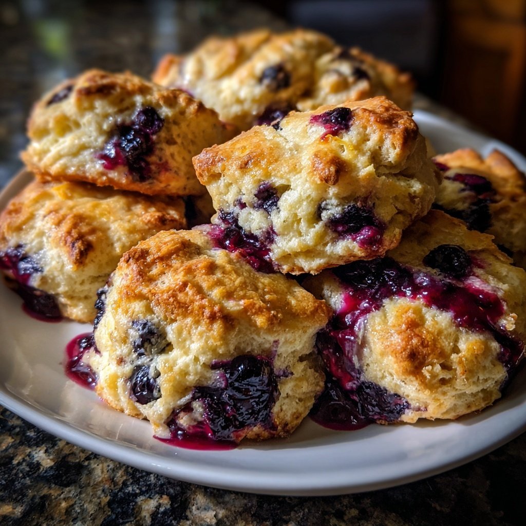 Blueberry Biscuits
