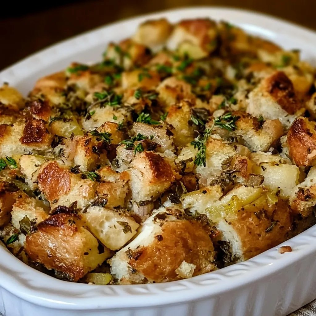 Herbed, Butter & Golden Traditional Stuffing