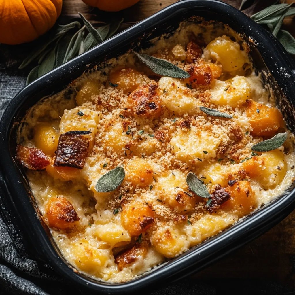 Pumpkin Gnocchi Bake