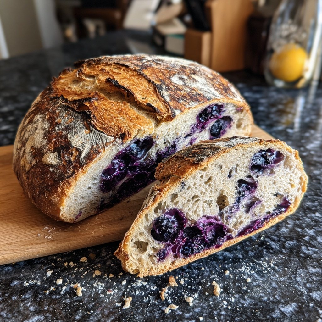 Easy Blueberry Lemon Sourdough for Summer Baking