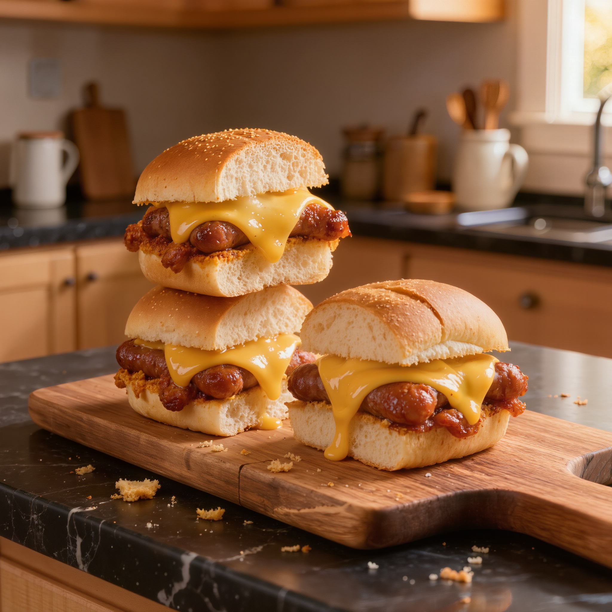 Savory Breakfast Sliders with Sausage