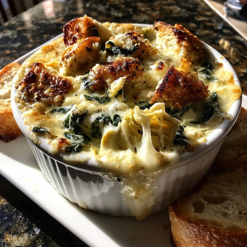 Spinach Artichoke Fondue Surprise