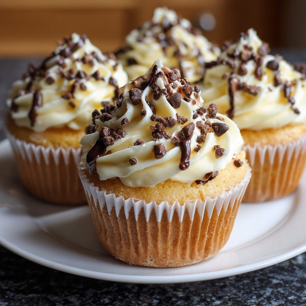 Chocolate Chip Vanilla Cupcake