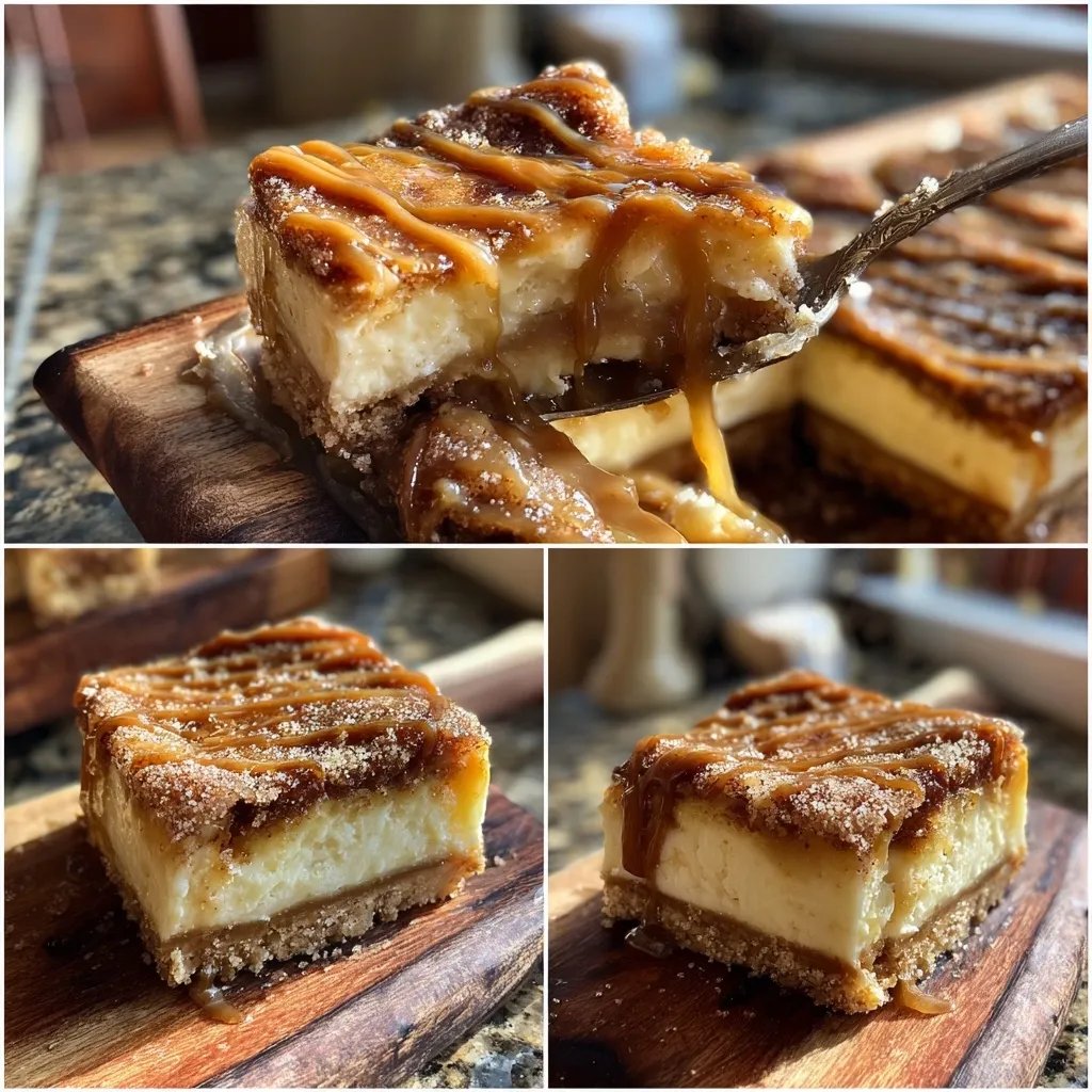 Churro Cheesecake Bars