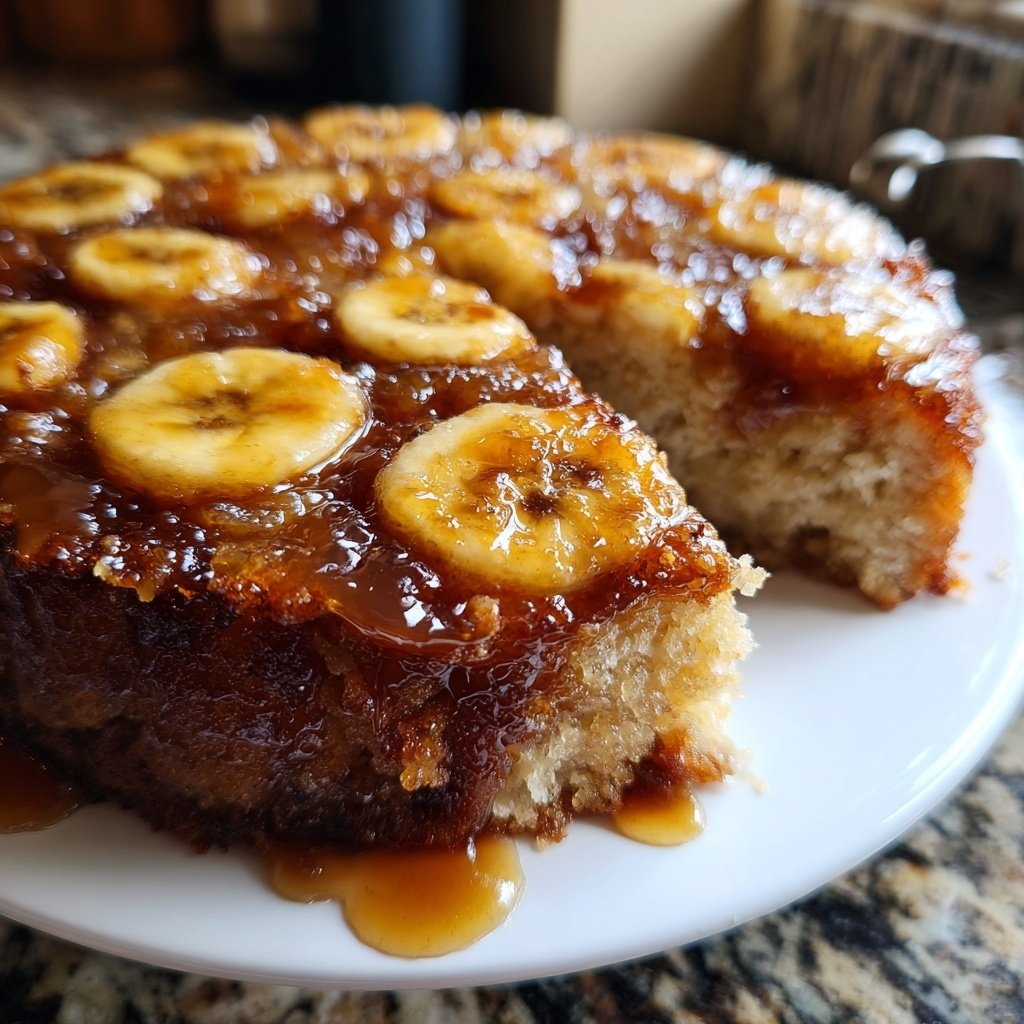 Banana Upside Down Cake