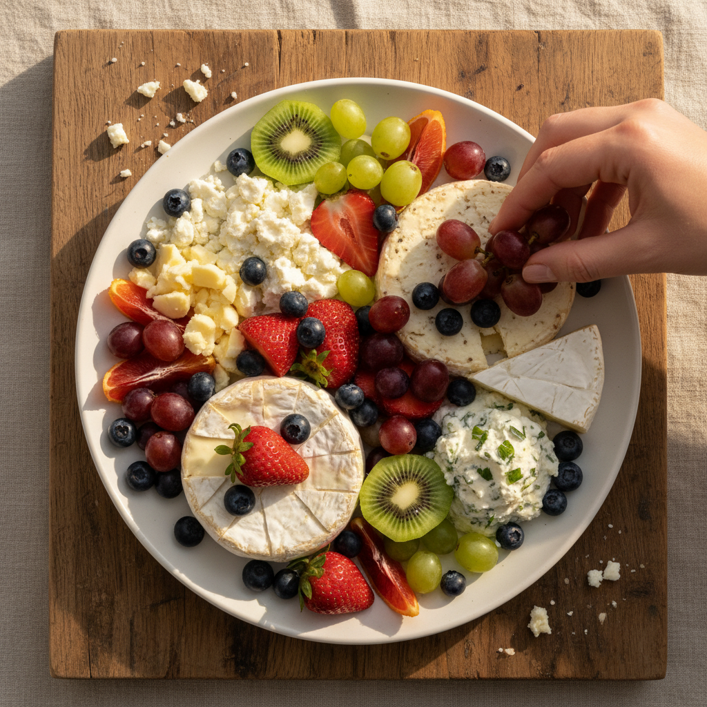 Gourmet Cheese and Fruit Platter