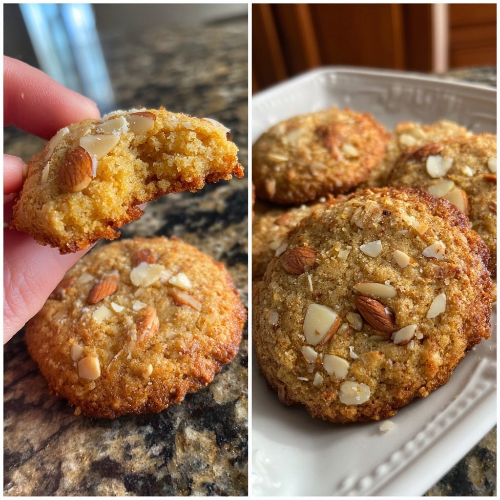 Banana Almond Butter Cookies