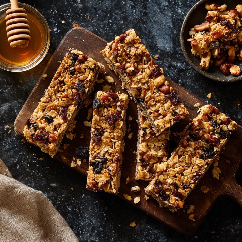Nutty Protein Trail Mix Bars