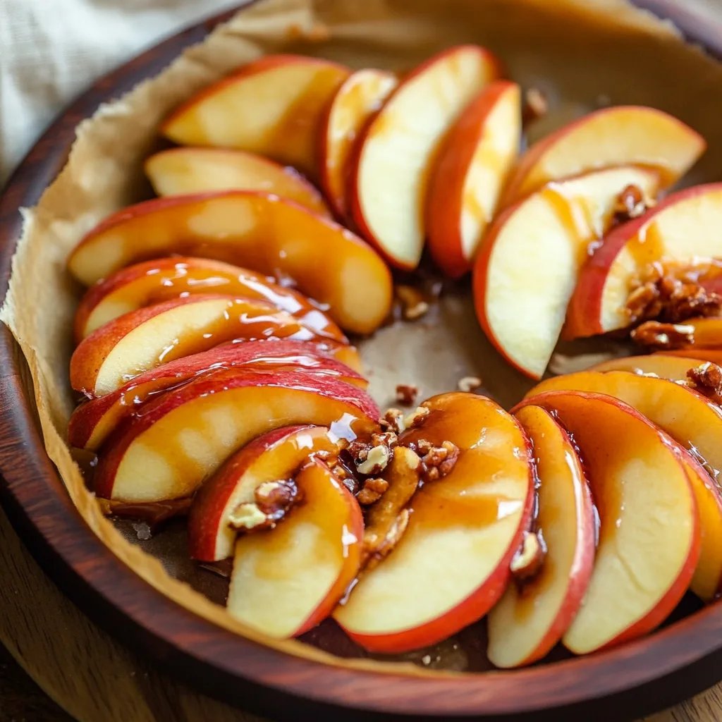 Caramel Apple Slices