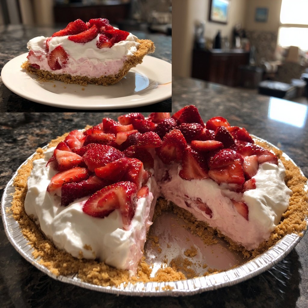 Strawberry Chiffon Pie