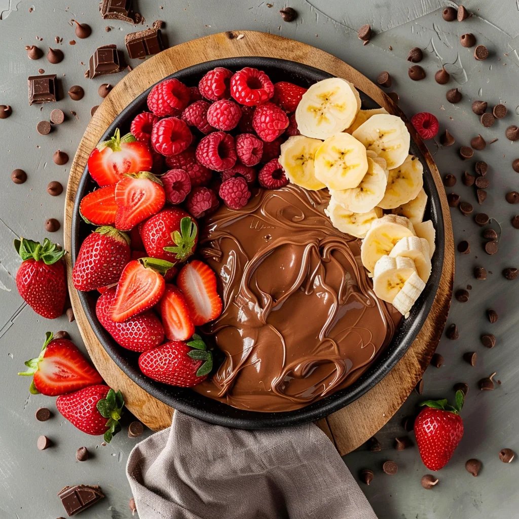 Best Chocolate Fruit Dip with Cream Cheese