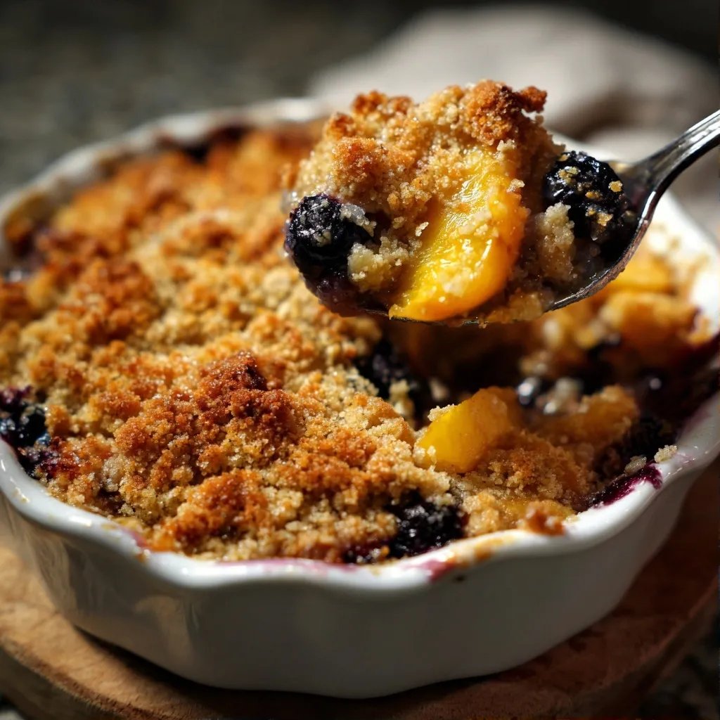 Blueberry Peach Crisp