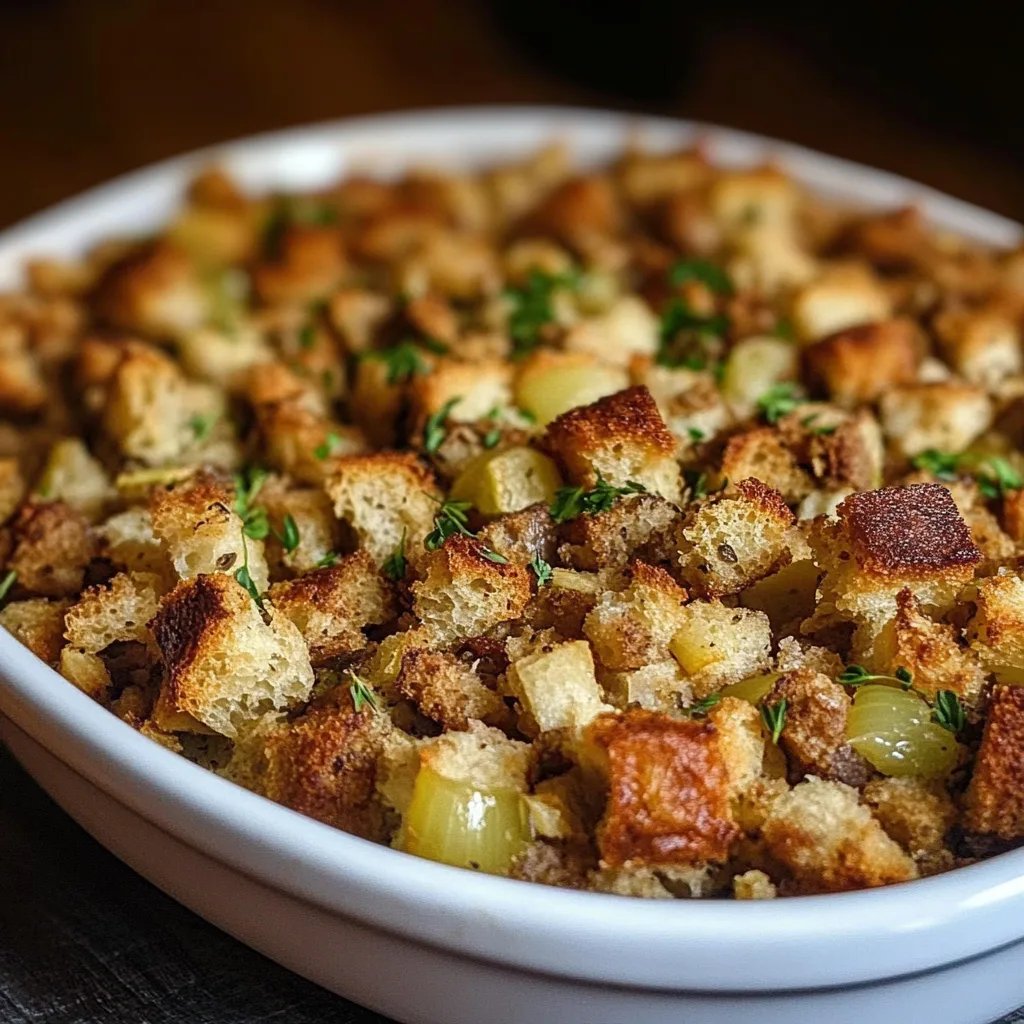 Perfect Homemade Stuffing for the Holidays