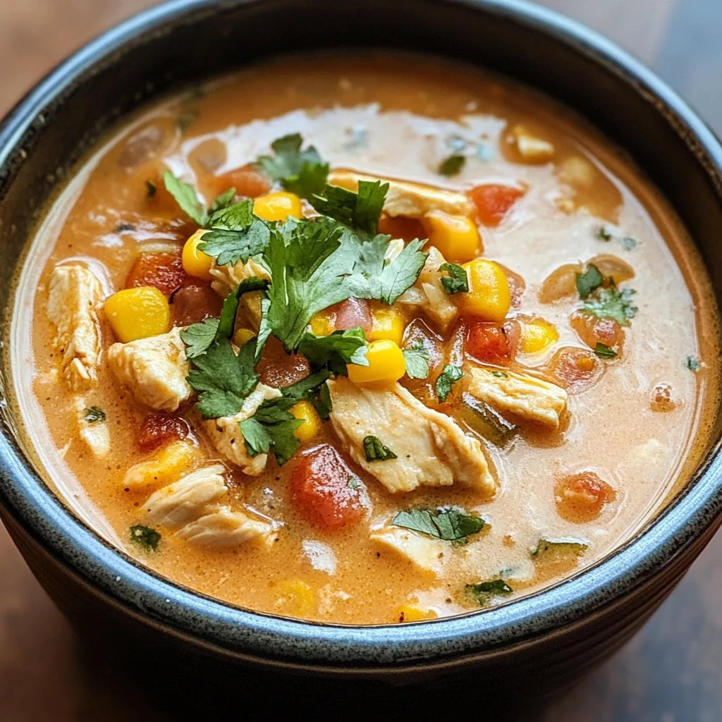Creamy Chicken Taco Soup