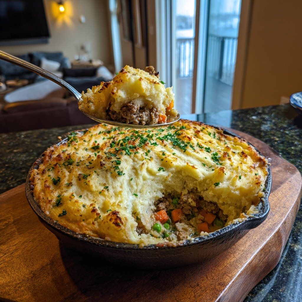 Shepherd's Pie with Cauliflower Mash