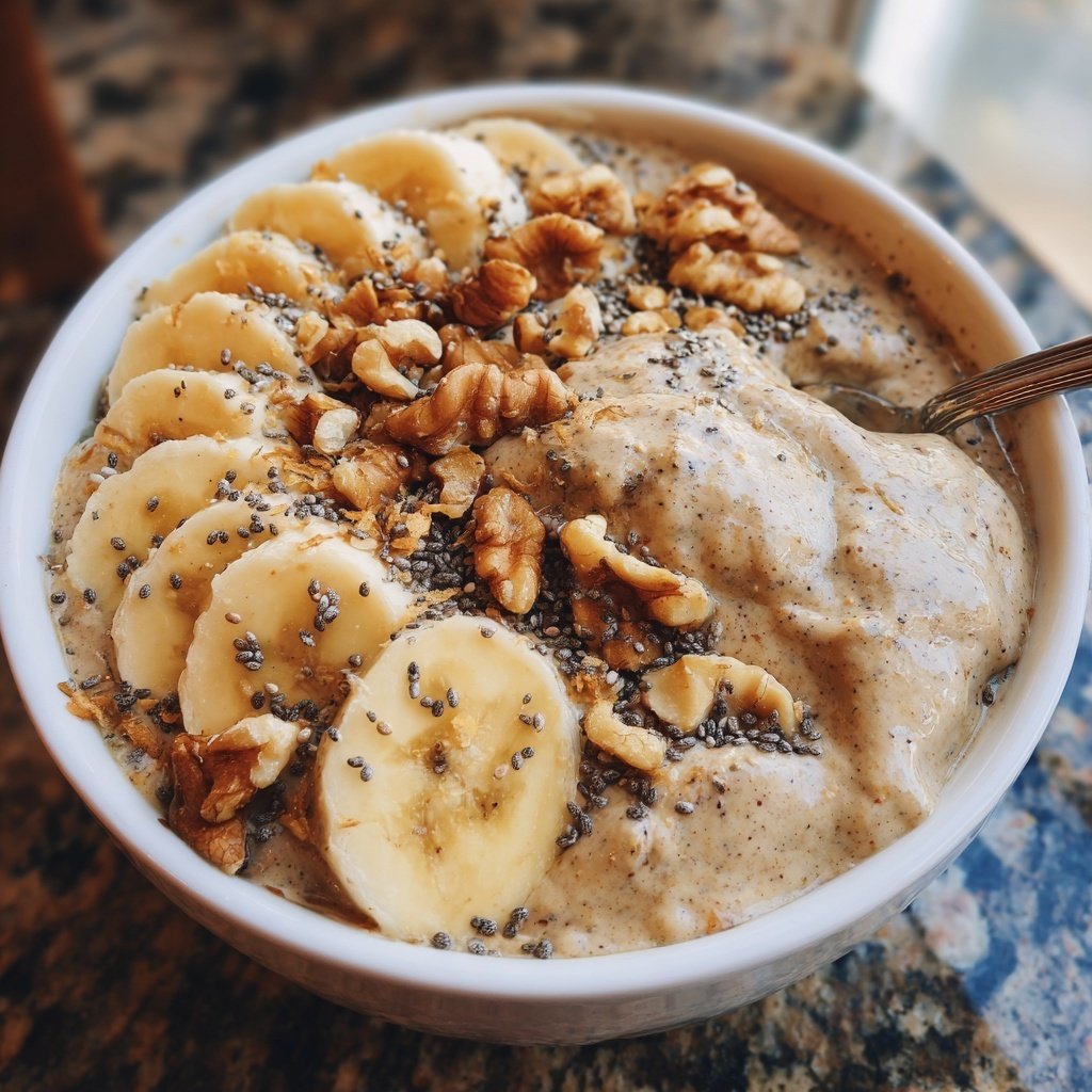 Banana Nut Smoothie Bowl
