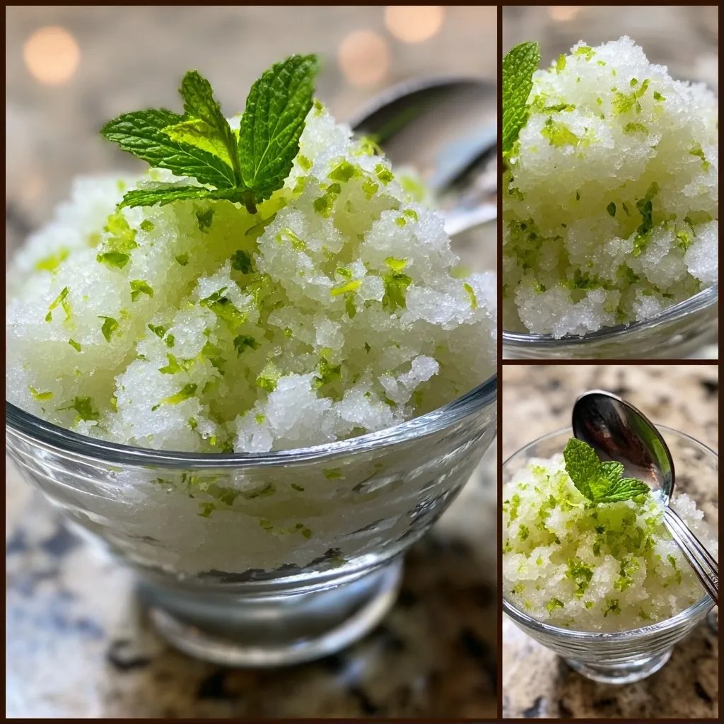 Coconut Lime Granita