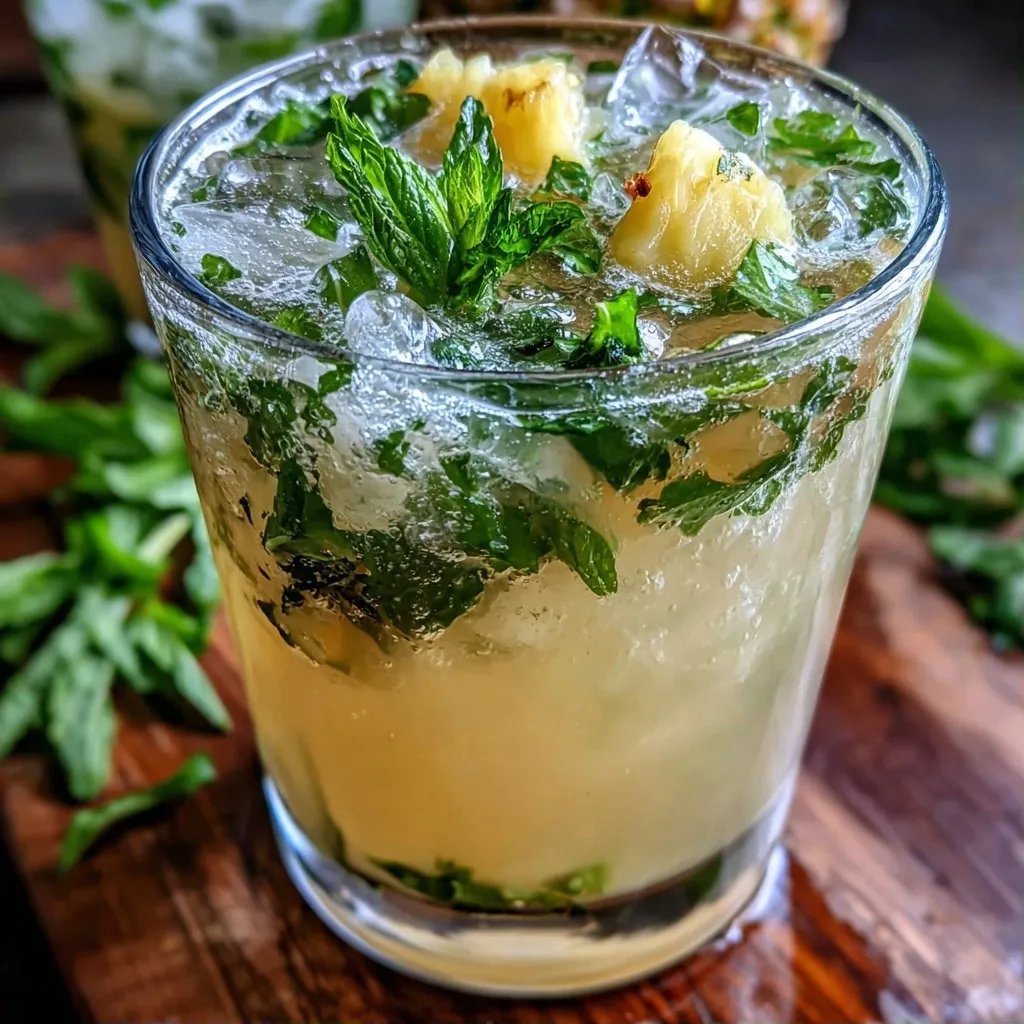 Pineapple Mint Spritzer