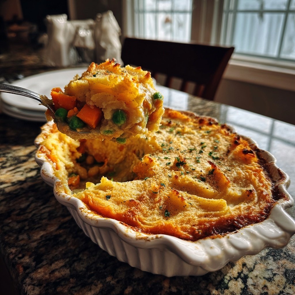 Sweet Potato & Chickpea Shepherd's Pie