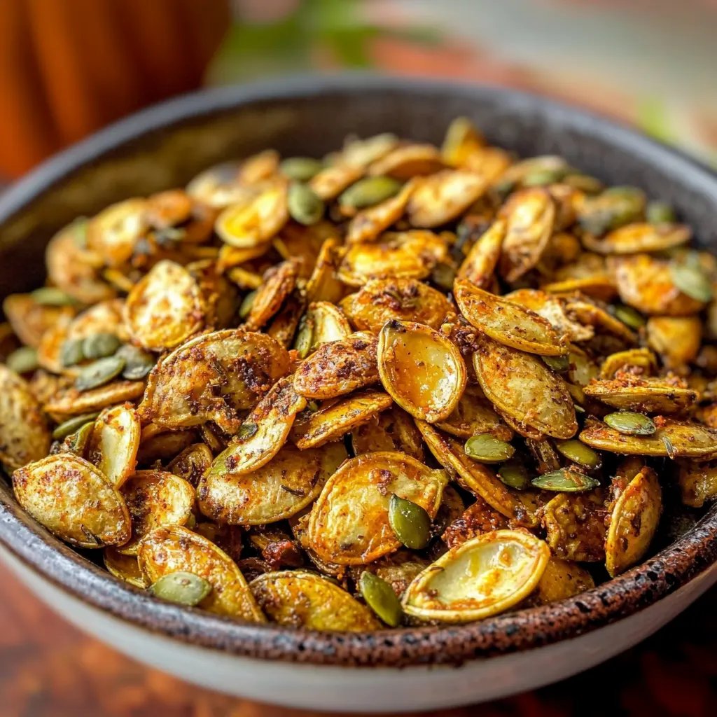 Spicy Air Fryer Pumpkin Seeds