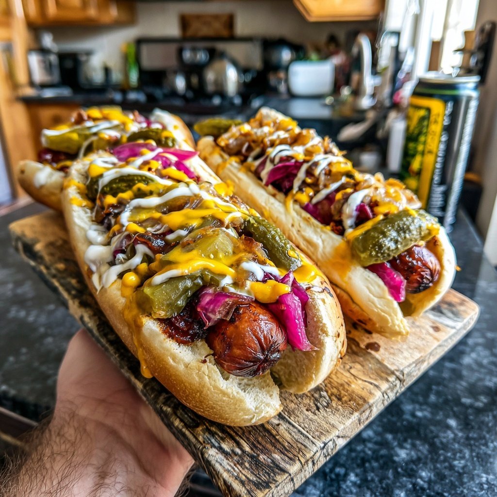 Gourmet Hot Dog Station