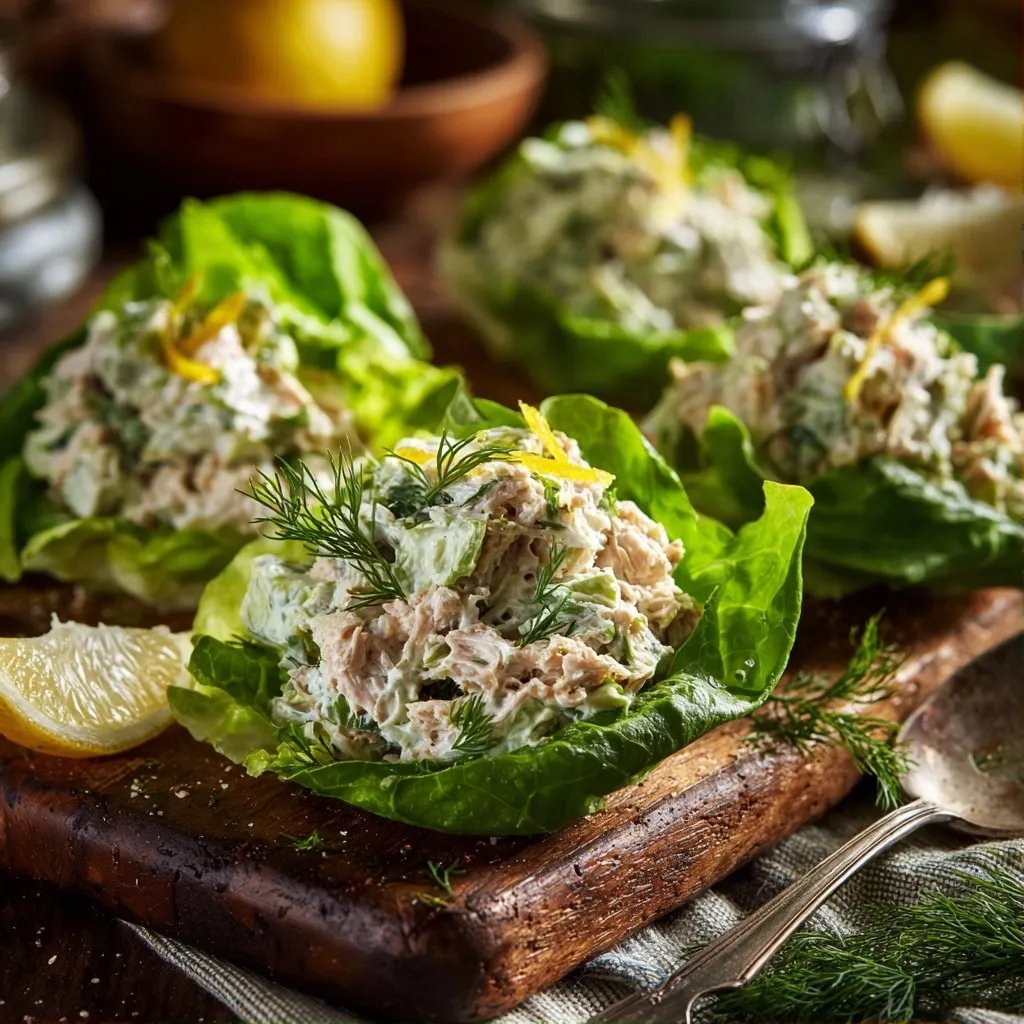 Lemon Dill Tuna Salad