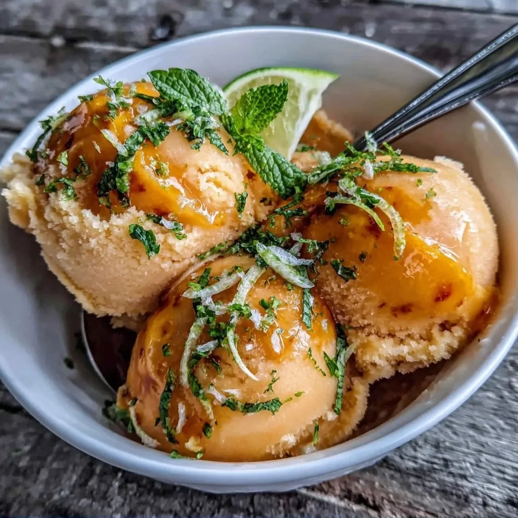 Mango Lime Sorbet