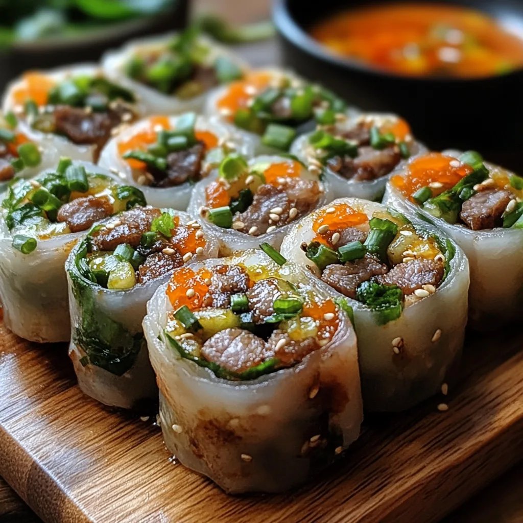 Thai Basil Beef Rolls: A Wonderful Ultimate Recipe