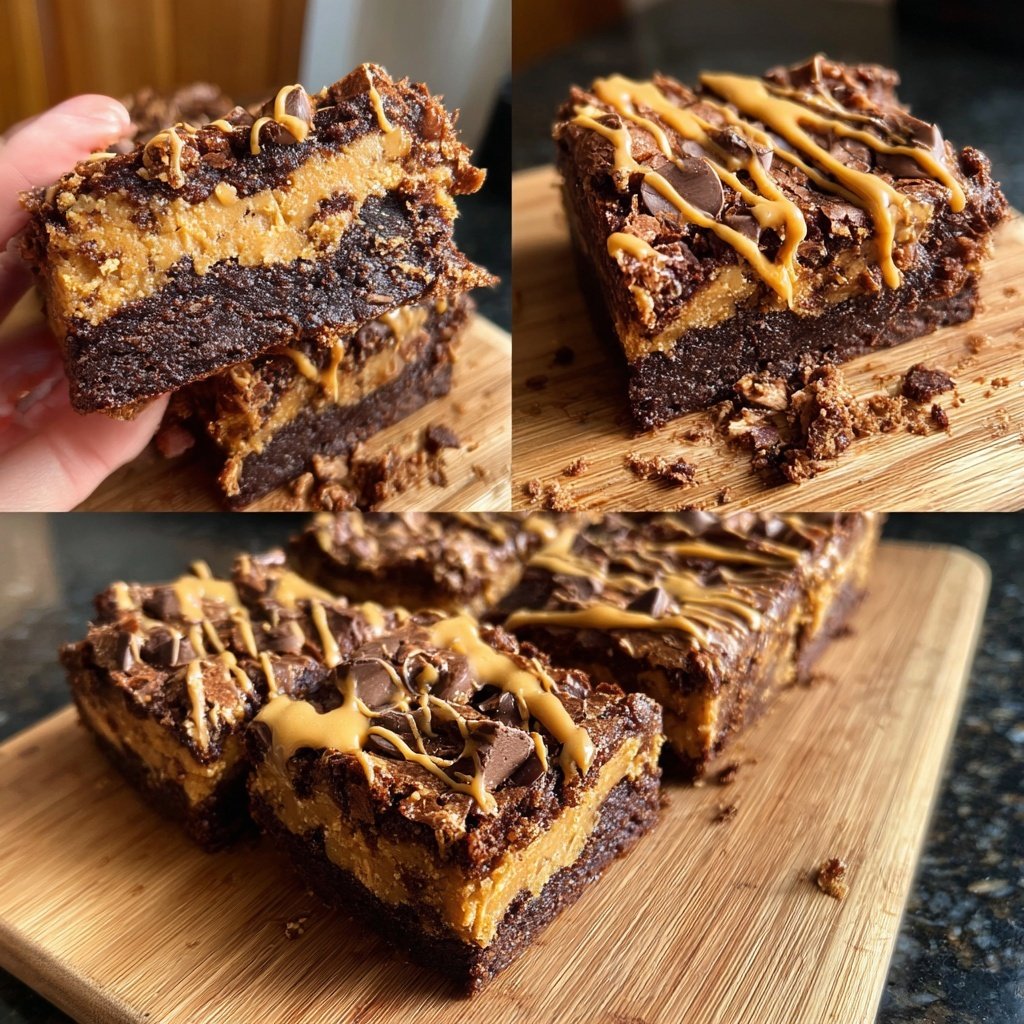 Peanut Butter Cottage Cheese Brownies