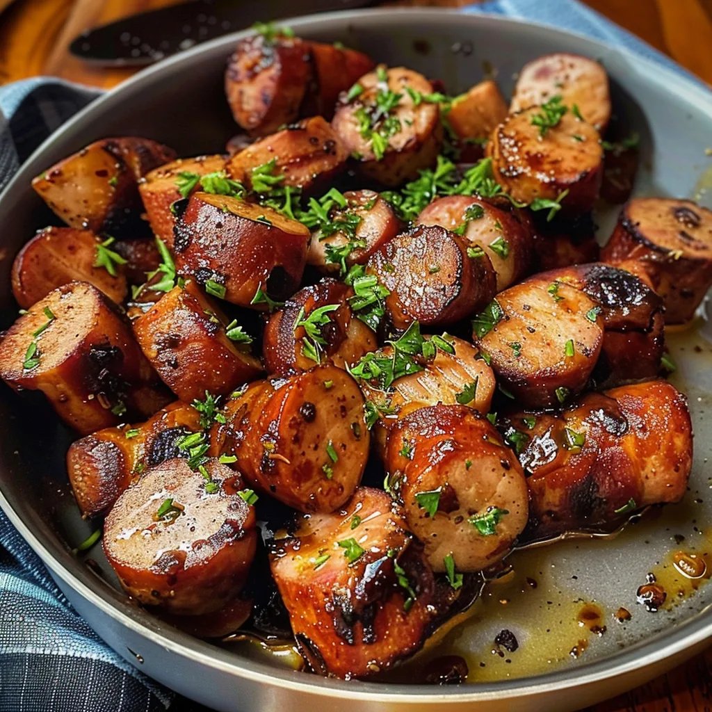 Game Day Mustard Kielbasa Bites