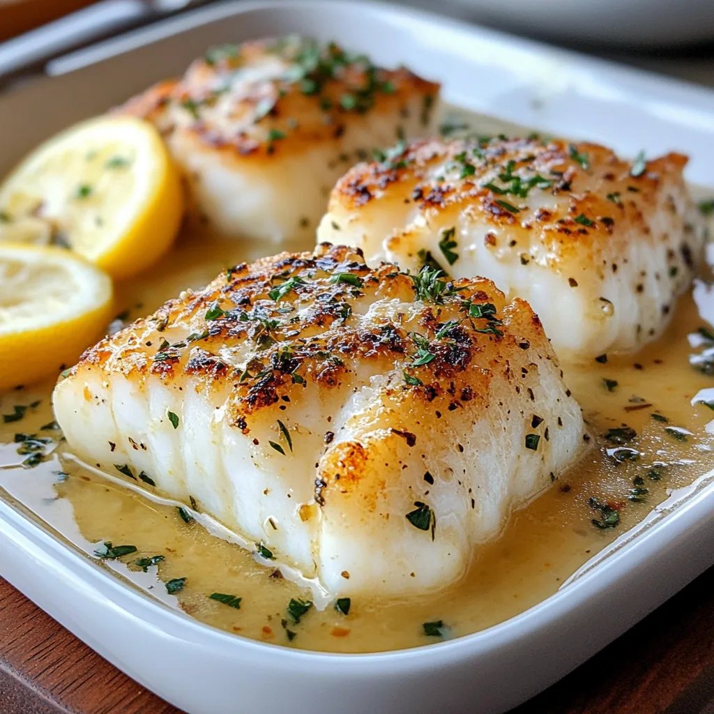 Tasty Baked Cod in Coconut Lemon Cream Sauce: An Incredible Secret Recipe