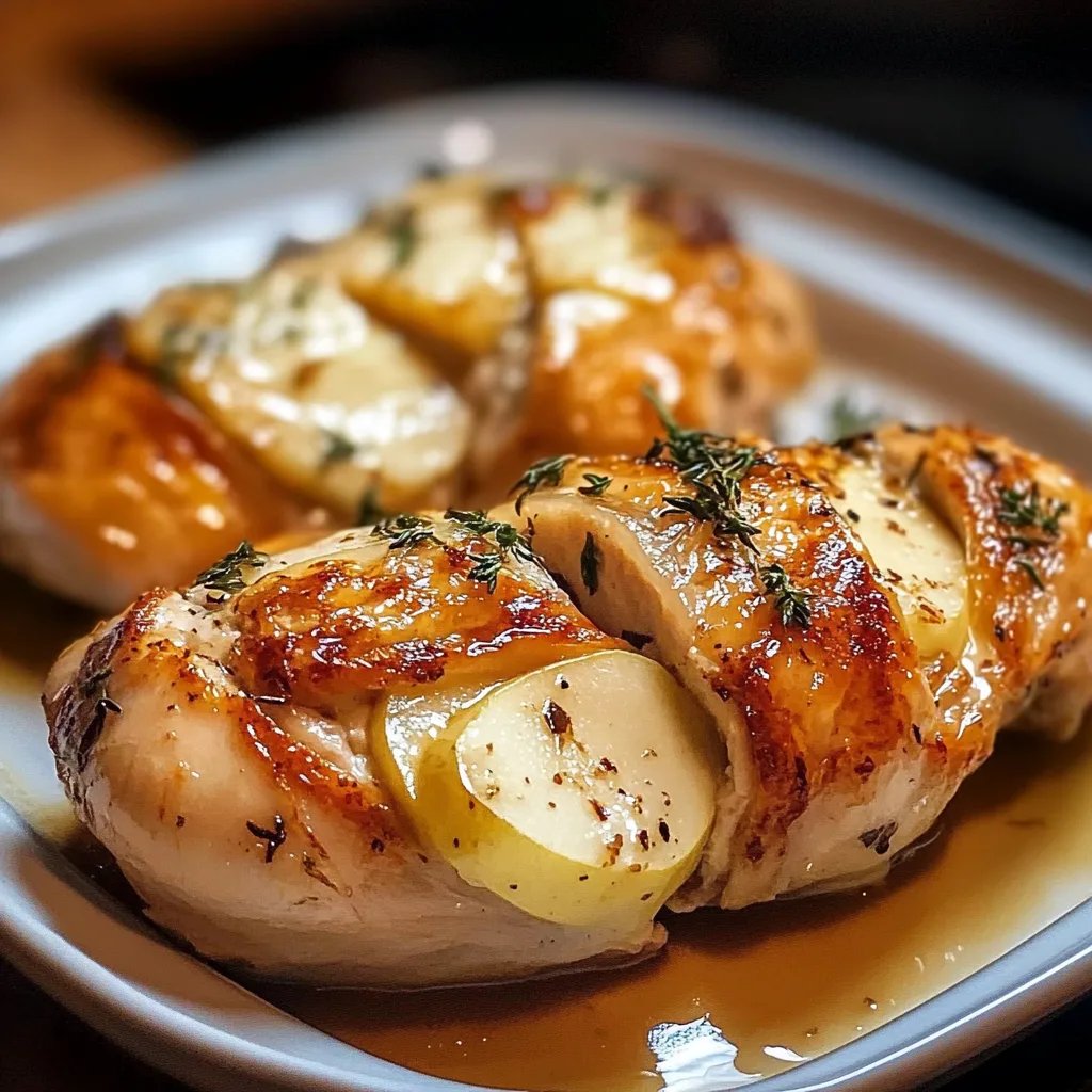 Apple & Brie Stuffed Chicken