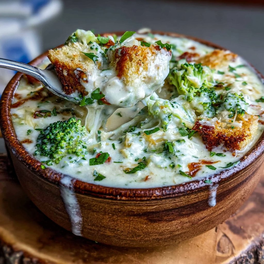 Creamy Broccoli Cheddar Soup