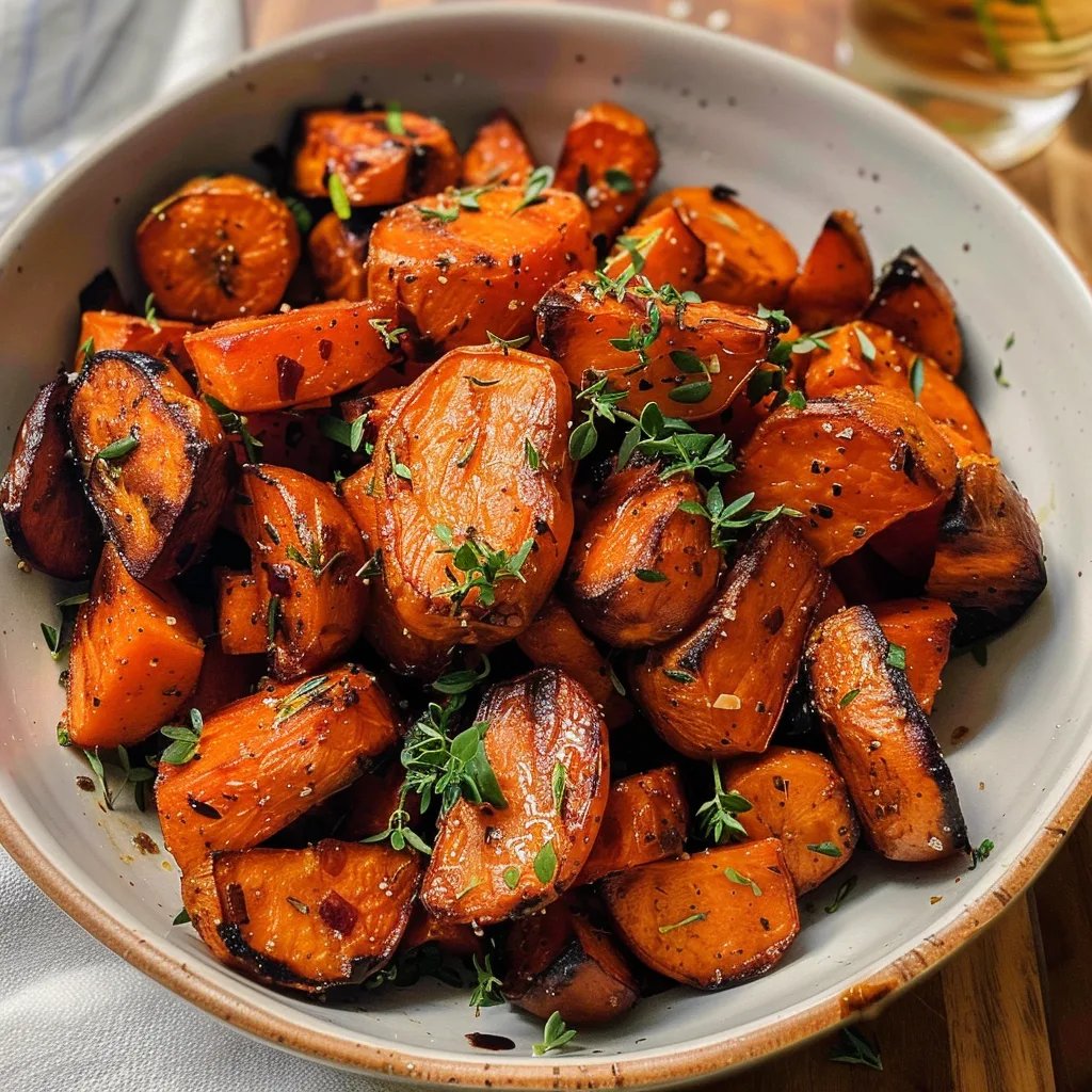 Roasted Sweet Potatoes & Carrots