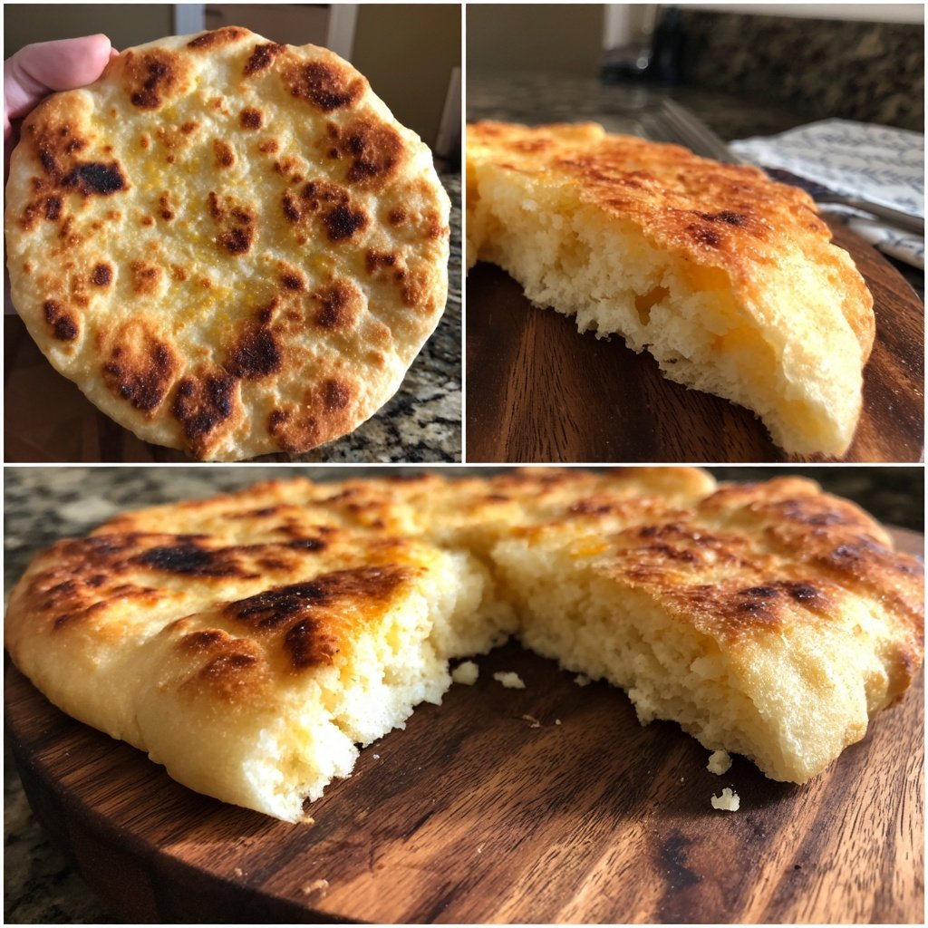 Homemade Pita Bread Fluffy