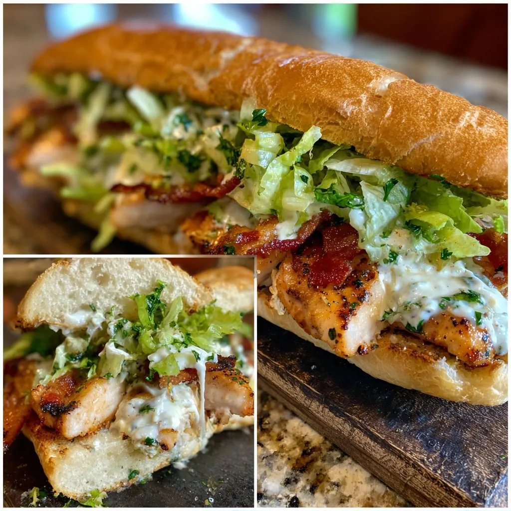 Chicken Bacon Ranch Sandwich
