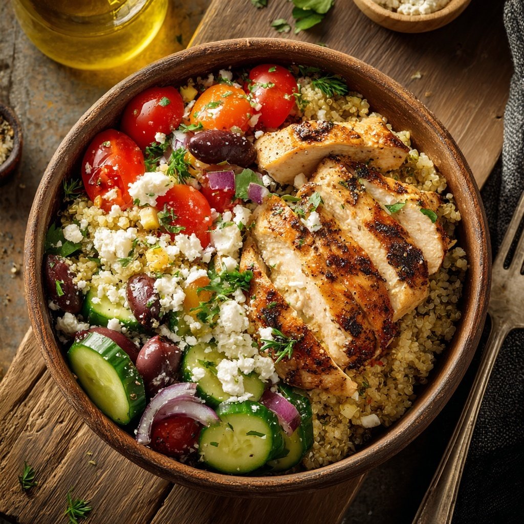 Greek Chicken Grain Bowl