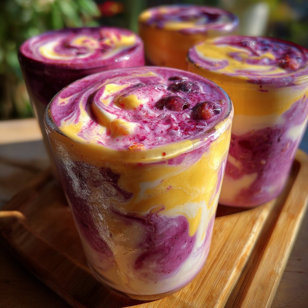 Banana Berry Smoothie Cups