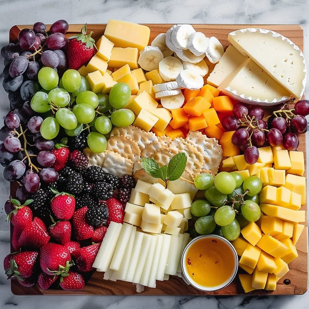 Fruit and Cheese Board