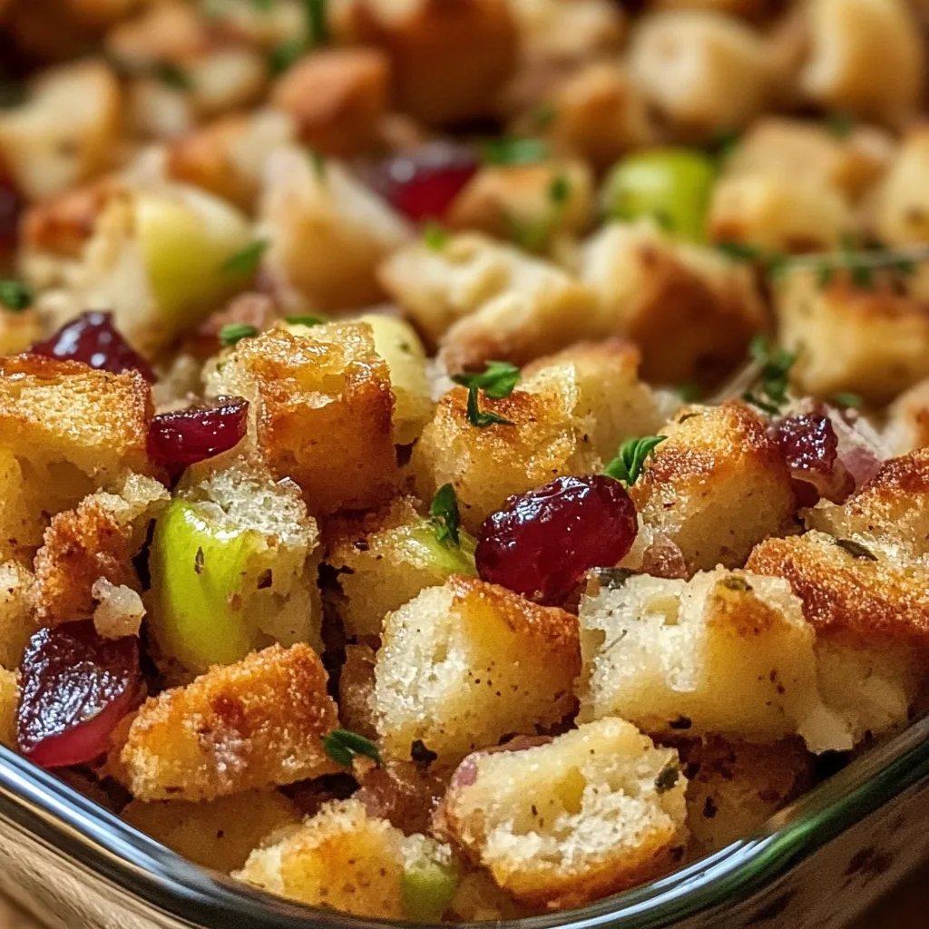 Apple Cranberry Stuffing Recipe
