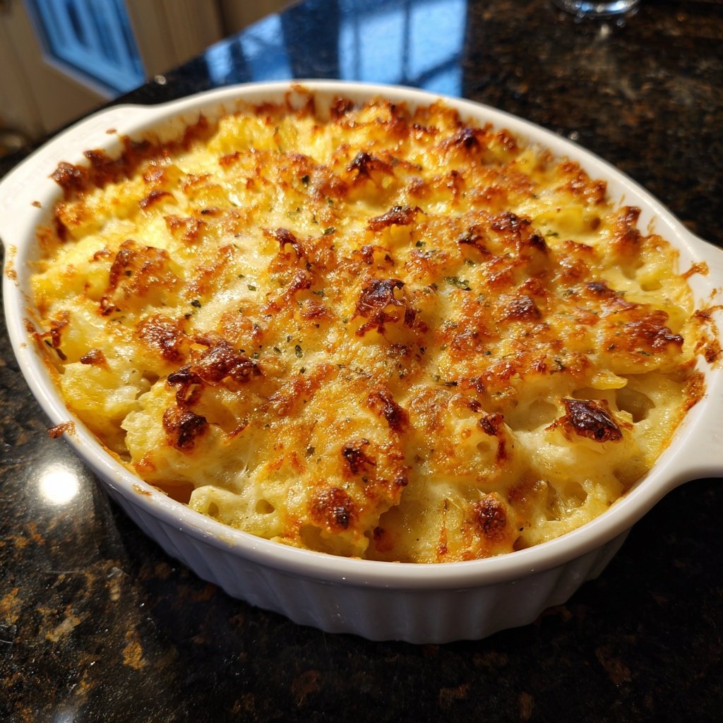 Cheesy Garlic Potato Casserole
